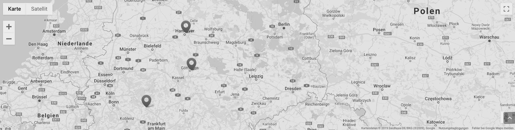 Quelle Google Maps Standorte Thomas Gebäudeservice